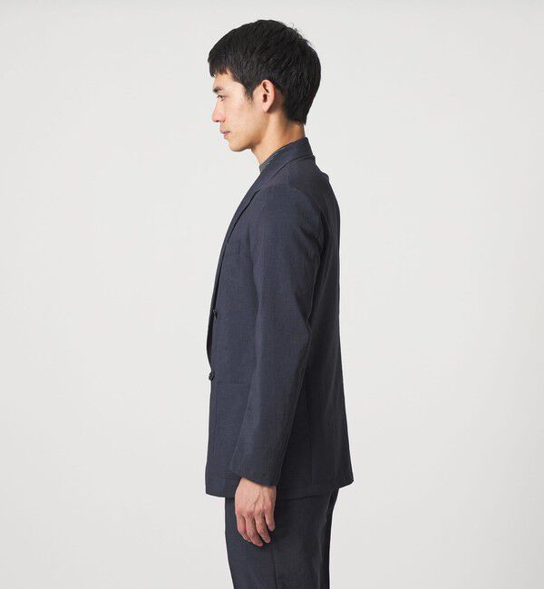 UNITED ARROWS「ポリエステル T＆T ダブル 4ボタン テーラードジャケット UA COZY ウォッシャブル ヨコストレッチ」|テーラードジャケット|