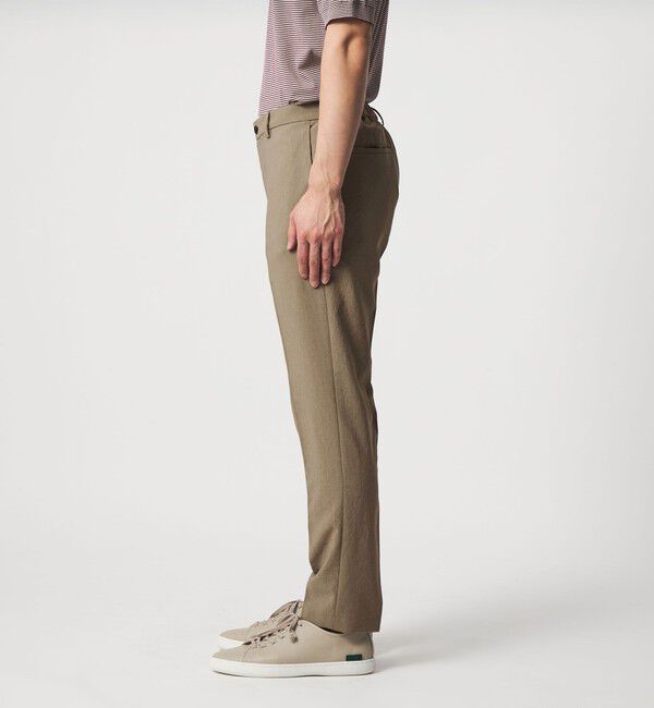 UNITED ARROWS「ポリエステル T＆T ノープリーツ パンツ UA COZY ウォッシャブル ヨコストレッチ」|スラックス|