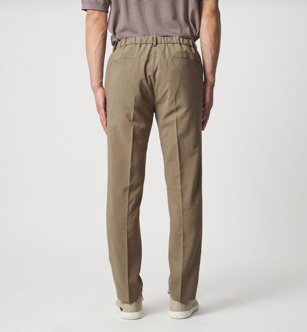 UNITED ARROWS「ポリエステル T＆T ノープリーツ パンツ UA COZY ウォッシャブル ヨコストレッチ」|スラックス|