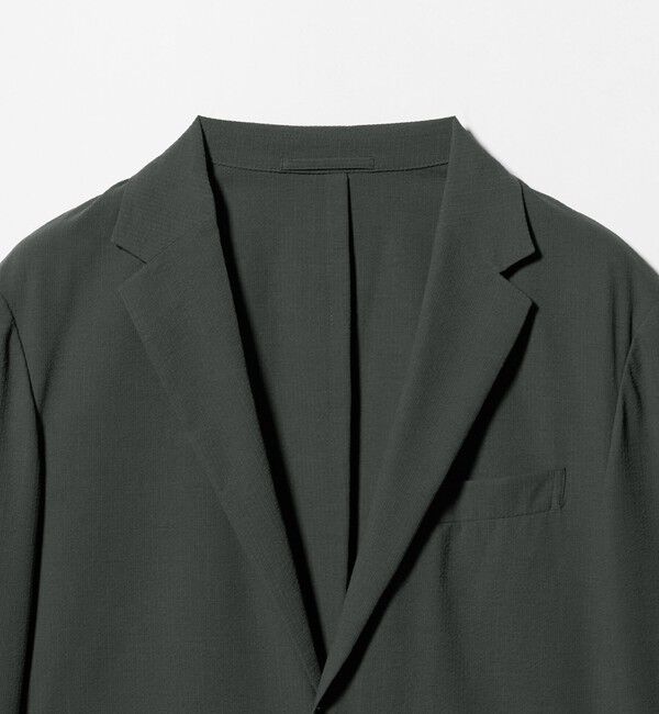 UNITED ARROWS「ライトサッカー 2ボタン テーラード ジャケット UA COZY ウォッシャブル 2WAYストレッチ」|テーラードジャケット|