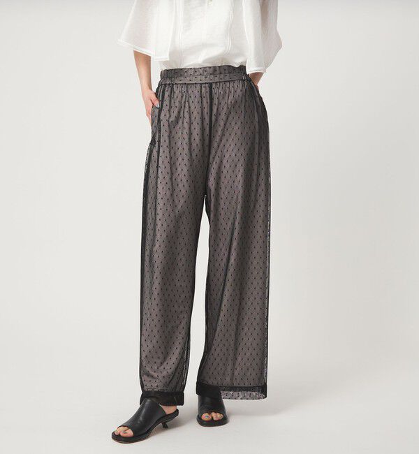 EMMEL REFINES「＜EMMEL REFINES＞EM ドットチュール レイヤー パンツ」|チノ|