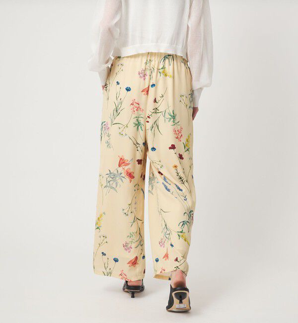 EMMEL REFINES「＜EMMEL REFINES＞EM フラワープリント イージーパンツ」|チノ|