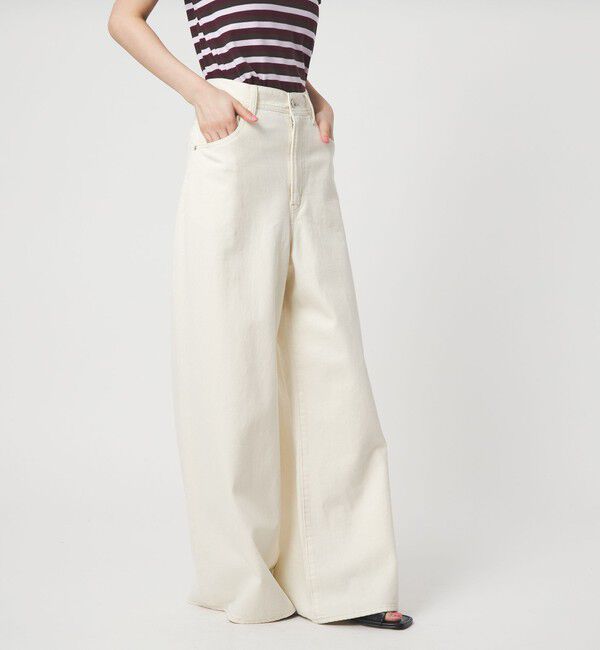 EMMEL REFINES「＜EMMEL REFINES＞EM  ソフト ワイド DNM パンツ」|チノ|