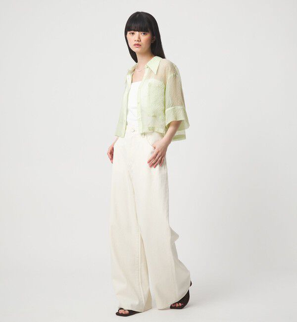 EMMEL REFINES「＜EMMEL REFINES＞EM  ソフト ワイド DNM パンツ」|チノ|