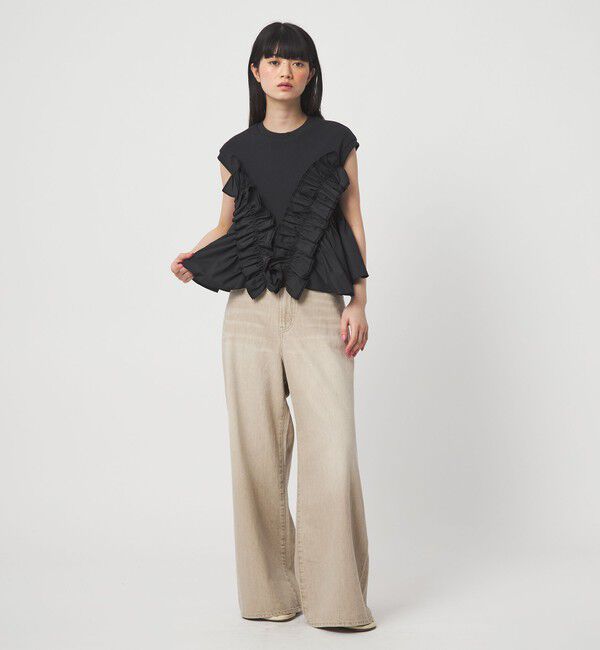 EMMEL REFINES「＜EMMEL REFINES＞EM  ソフト ワイド DNM パンツ」|チノ|