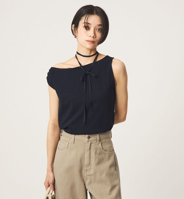 UNITED ARROWS green label relaxing「【別注】＜Plus by ONIT＞ワンショルダー トップス」|Tシャツ・カットソー|