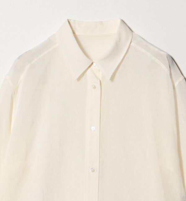 UNITED ARROWS green label relaxing「［size SHORTあり］ラミーライク シャツ 通気性」|シャツ・ブラウス|