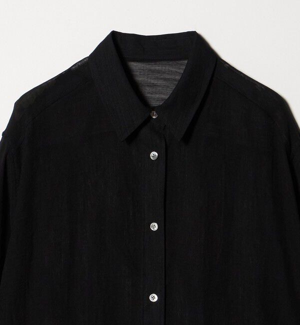 UNITED ARROWS green label relaxing「［size SHORTあり］ラミーライク シャツ 通気性」|シャツ・ブラウス|