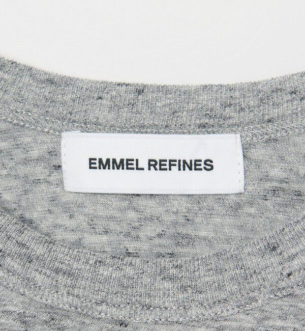 EMMEL REFINES「＜EMMEL REFINES＞EM ロゴプリント ボックス Tシャツ」|Tシャツ・カットソー|