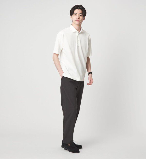 UNITED ARROWS green label relaxing「【WEB限定】JUST fit デイリー ドライ カッタウェイ 半袖 ポロシャツ -吸水速乾・抗菌-」|ポロシャツ|