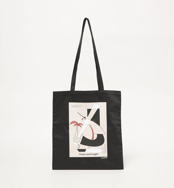 UNITED ARROWS green label relaxing「【別注】＜SoftBank HAWKS＞ アートプリントトートバッグ 」|トートバッグ|BLACK