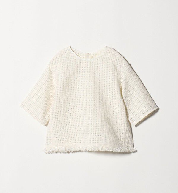 UNITED ARROWS green label relaxing「ラティス ツイードライク プルオーバー」|シャツ・ブラウス|