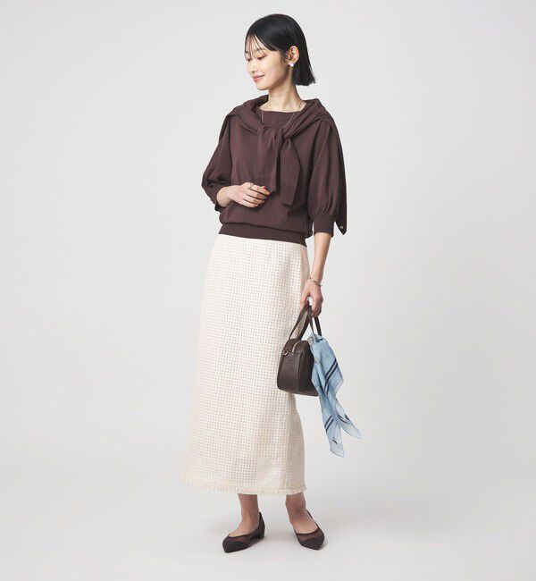 UNITED ARROWS green label relaxing「ラティス ツイードライク タイトスカート」|タイト|