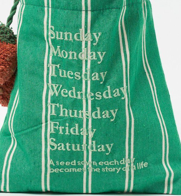 UNITED ARROWS green label relaxing「【別注】＜beej＞チャーム付き ストライプ トートバッグ / キッズ」|トートバッグ|