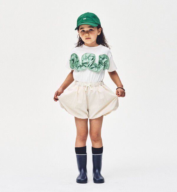 UNITED ARROWS green label relaxing「【スタメンシリーズ】フリル Tシャツ / キッズ  100cm-160cm」|Tシャツ・カットソー|