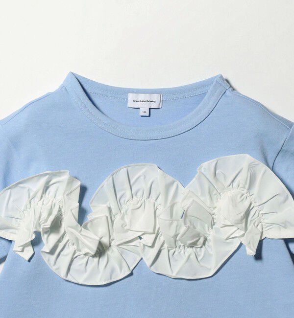 UNITED ARROWS green label relaxing「【スタメンシリーズ】フリル Tシャツ / キッズ  100cm-160cm」|Tシャツ・カットソー|
