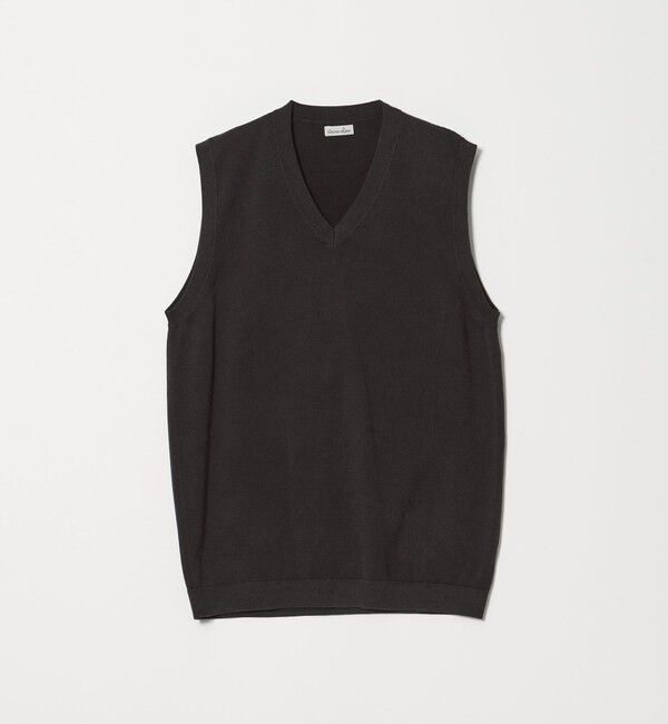 STEVEN ALAN「＜Steven Alan＞ フェード ニット ベスト」|ニット・セーター|BLACK