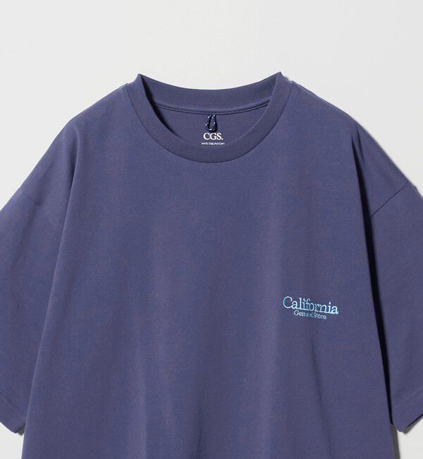 California General Store「＜CGS.＞オーガニック コットン クルーネック ロゴ Tシャツ」|Tシャツ・カットソー|
