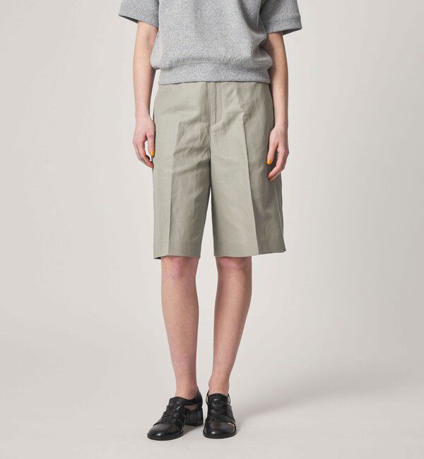 STEVEN ALAN「＜Steven Alan＞コットン アサ ハーフパンツ」|キュロット|OLIVE