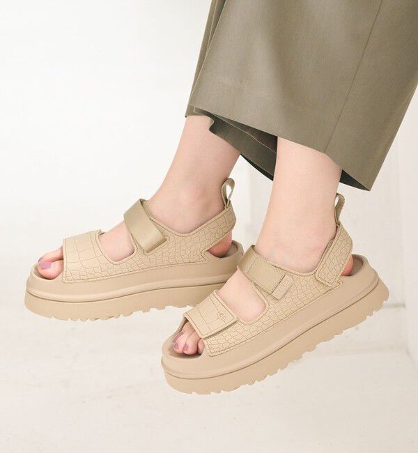 BEAUTY&YOUTH UNITED ARROWS「【国内EXCLUSIVE】＜UGG＞ゴールデングロウ エンボスド サンダル」|サンダル|