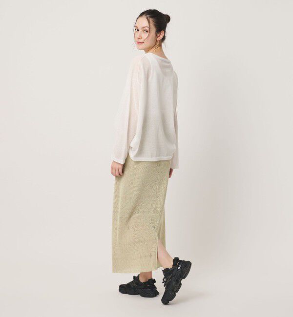 BEAUTY&YOUTH UNITED ARROWS「レースプリーツ タイトスカート ウォッシャブル」|タイト|