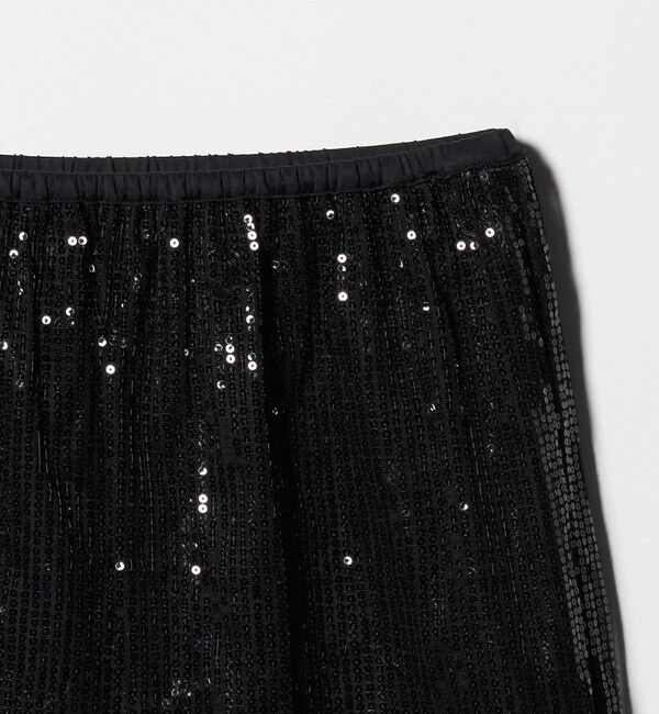 ATTISESSION「＜ATTISESSION＞スパンコール ミニスカート」|スカート|