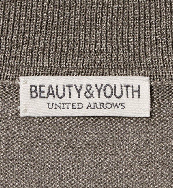 BEAUTY&YOUTH UNITED ARROWS「シャイン ギマ スキッパー ポロニット ウォッシャブル」|ニット・セーター|