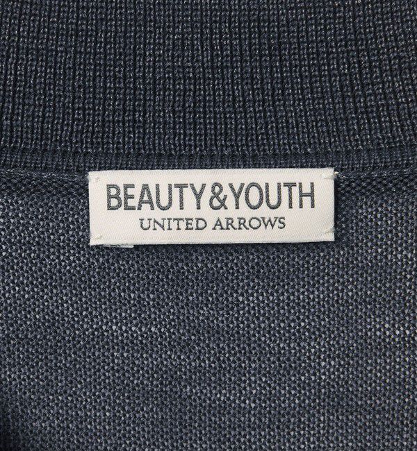 BEAUTY&YOUTH UNITED ARROWS「シャイン ギマ スキッパー ポロニット ウォッシャブル」|ニット・セーター|