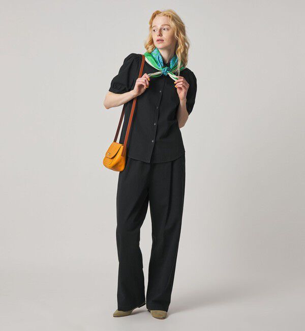 STEVEN ALAN「＜Steven Alan＞ライトオンスデニム パフスリーブ シャツ」|シャツ・ブラウス|