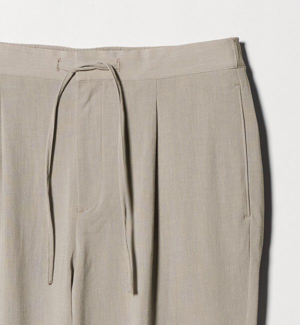 BEAUTY&YOUTH UNITED ARROWS「ソアロン 1プリーツ テーパード イージー パンツ NO.5」|チノ|