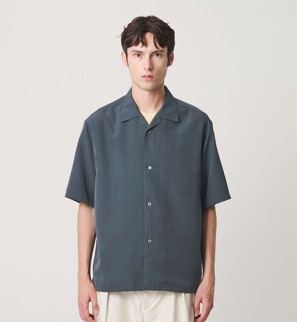 BEAUTY&YOUTH UNITED ARROWS「シルキータッチ ナロー オープンカラー シャツ FORM型」|シャツ・ブラウス|