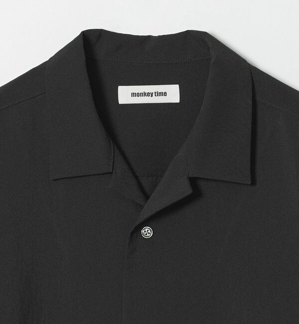 MONKEY TIME「RENU TROシリーズ オープン カラー シャツ -セットアップ対応-」|シャツ・ブラウス|