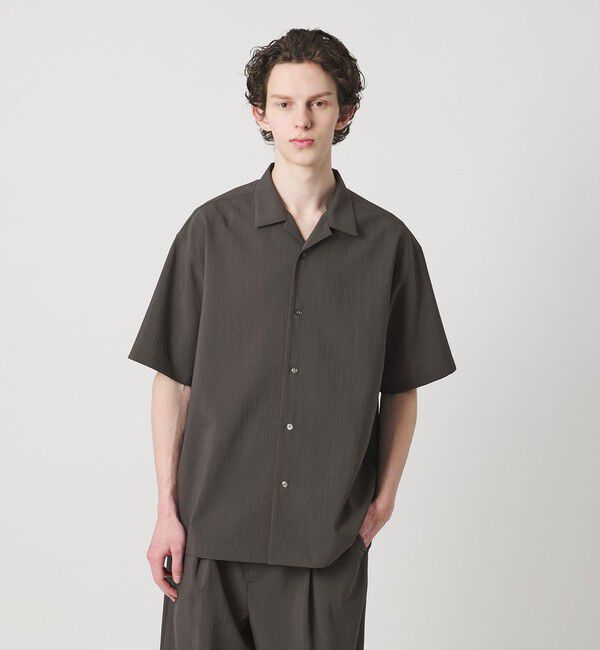 MONKEY TIME「RENU TROシリーズ オープン カラー シャツ -セットアップ対応-」|シャツ・ブラウス|