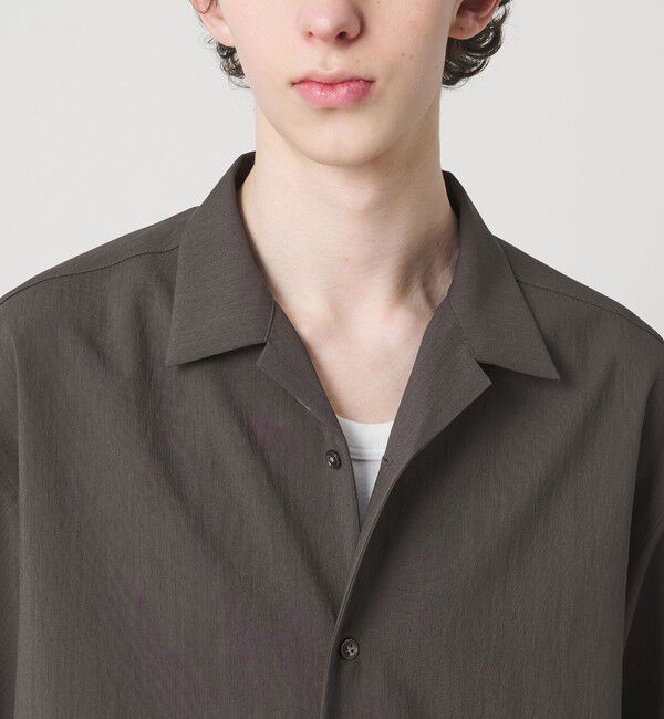 MONKEY TIME「RENU TROシリーズ オープン カラー シャツ -セットアップ対応-」|シャツ・ブラウス|