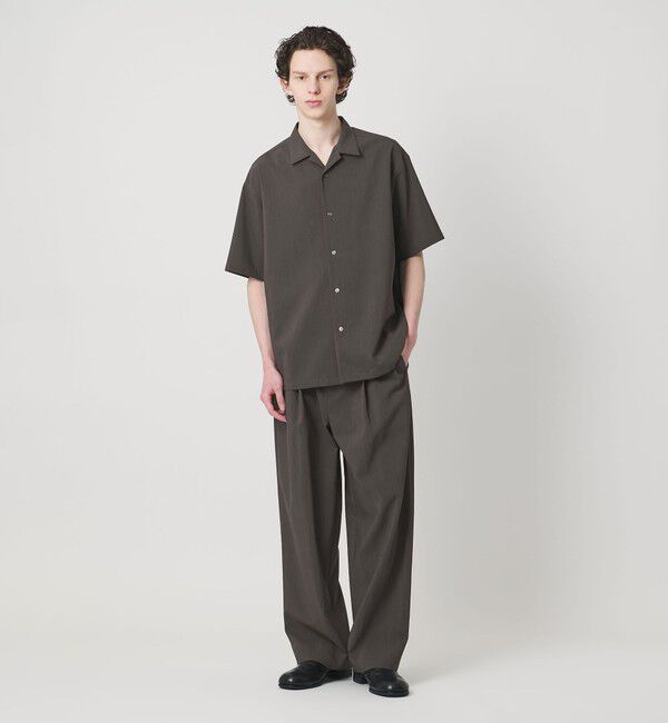 MONKEY TIME「RENU TROシリーズ オープン カラー シャツ -セットアップ対応-」|シャツ・ブラウス|