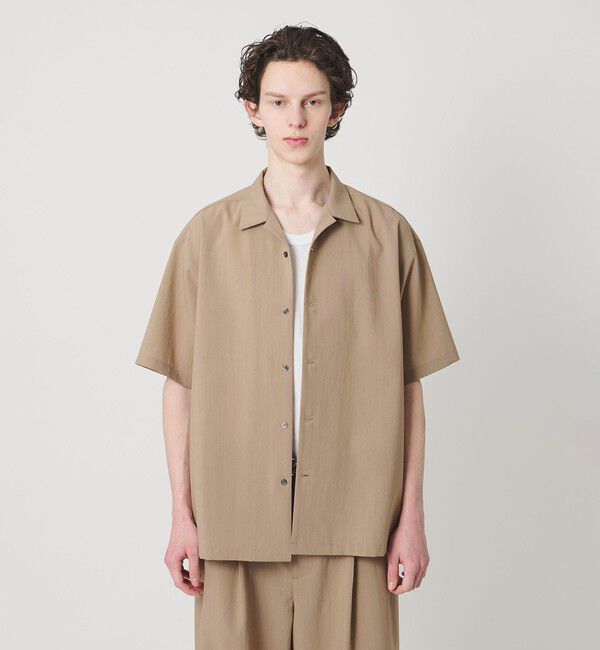 MONKEY TIME「RENU TROシリーズ オープン カラー シャツ -セットアップ対応-」|シャツ・ブラウス|