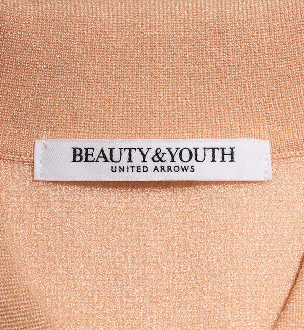 BEAUTY&YOUTH UNITED ARROWS「ミラノリブ ショートスリーブ シャツカーディガン ウォッシャブル」|カーディガン|
