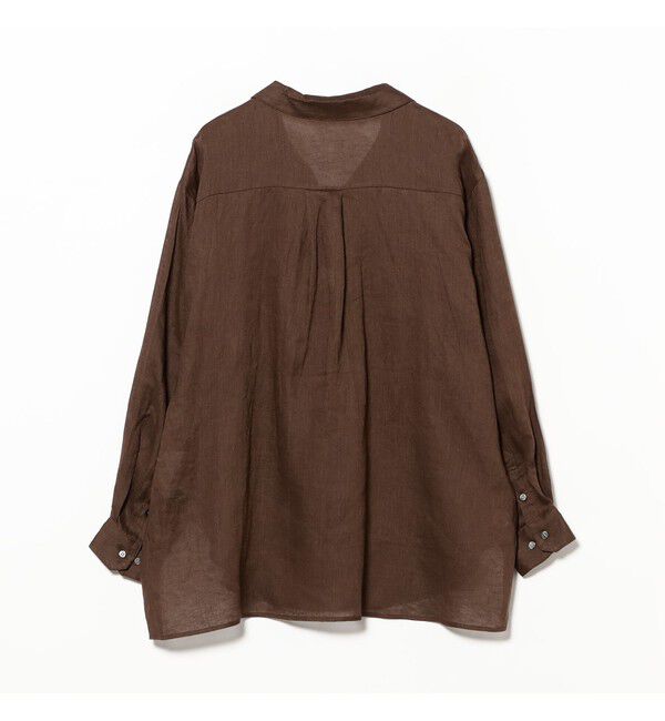 Ray BEAMS 「リネン スキッパー シャツ」|シャツ・ブラウス|