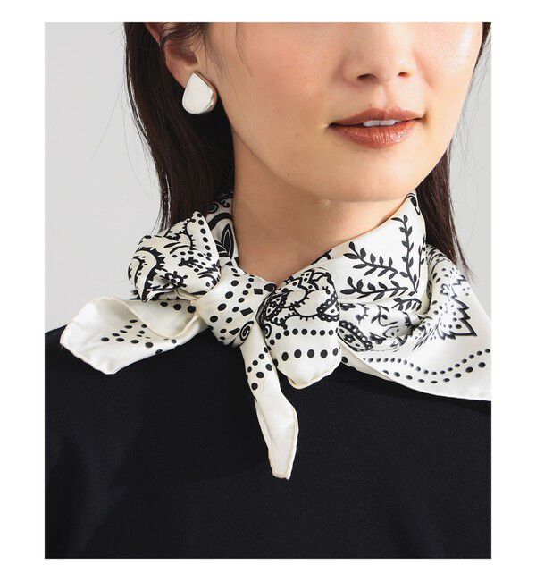 Demi-Luxe BEAMS 「【別注】manipuri / カレイド バンダナ スカーフ」|ストール|