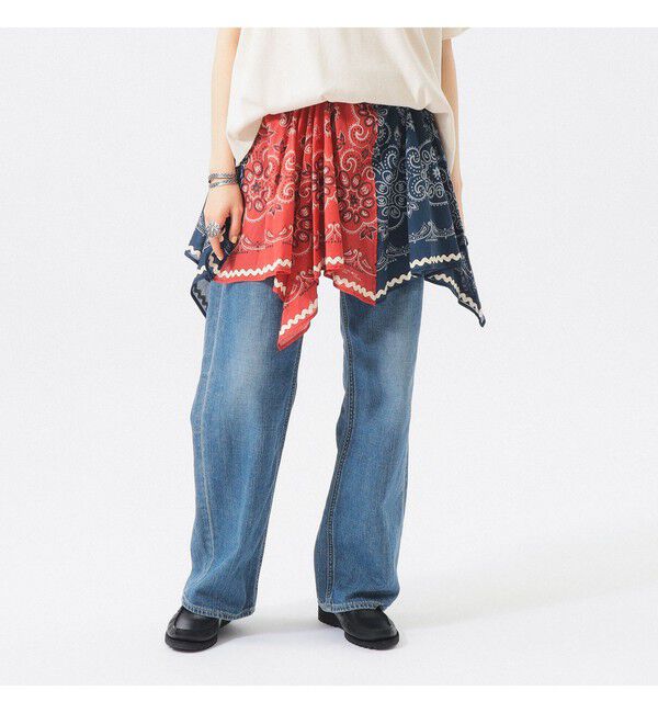 BEAMSBOY「バンダナ プリント スカート」|スカート|