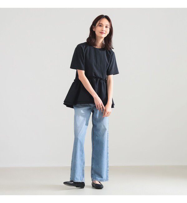 Demi-Luxe BEAMS 「ダブル ペプラム ブラウス」|シャツ・ブラウス|