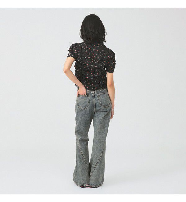 Ray BEAMS 「フラワー プリント シャーリング シャツ」|シャツ・ブラウス|