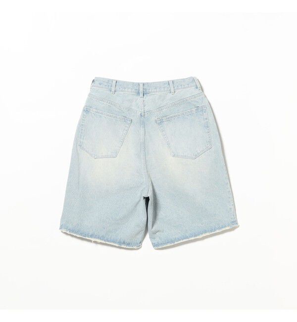 BEAMS「ダメージ デニムショートパンツ【ワイドストレートフィット】」|その他|