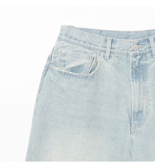 BEAMS「ダメージ デニムショートパンツ【ワイドストレートフィット】」|その他|
