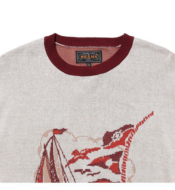 BEAMS PLUS「Knit Tee Jacquard」|Tシャツ・カットソー|