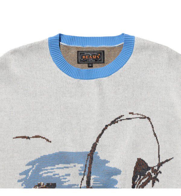 BEAMS PLUS「Knit Tee Jacquard」|Tシャツ・カットソー|