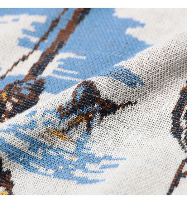 BEAMS PLUS「Knit Tee Jacquard」|Tシャツ・カットソー|