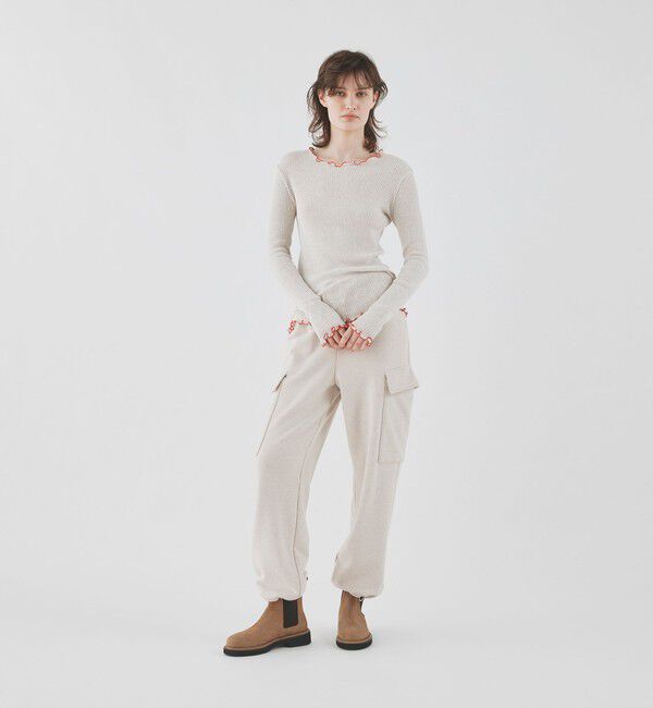 GALERIE VIE「ドウイテリースエット イージーカーゴパンツ」|カーゴ|