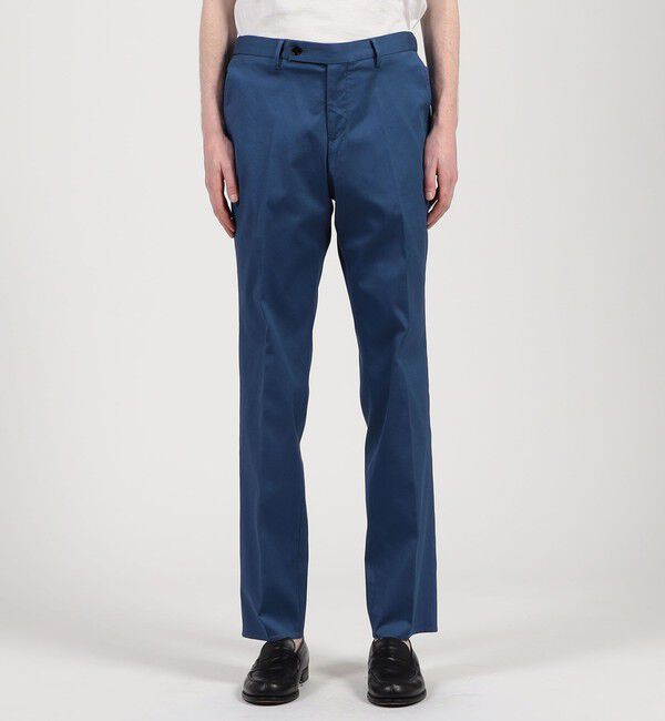 TOMORROWLAND MENS「アイスコットンピケ イージースラックス」|チノ|