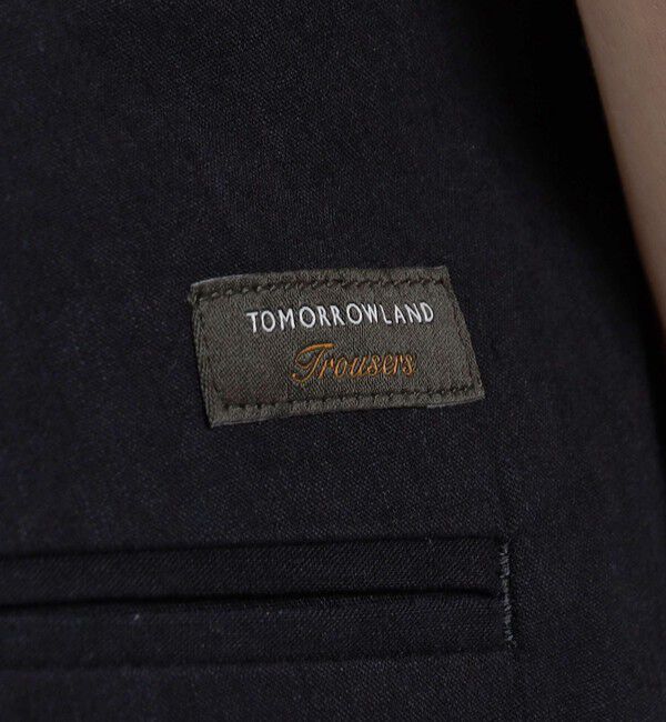 TOMORROWLAND MENS「レーヨンリネンコットン スリムテーパード イージーパンツ」|チノ|